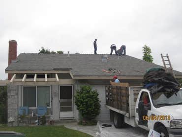A All American Remodeling.com Project New Roof shingles, Block Wall, Ext painting in mission viejo