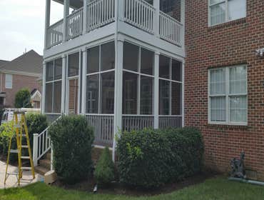 Before porch enclosure, right