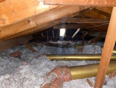 Asbestos duct