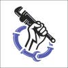 Iron Wrench plumbing logo