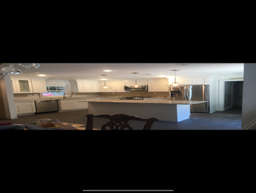 Created Open Floor Plan by Removal of Wall