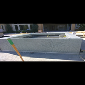 Crystal blue flatwork