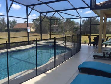 Central Florida Pool Fence Keeping Little Ones Safe....One Swimming Pool at a Time!
Central Florida Pool Fence is a removable mesh pool fence desig