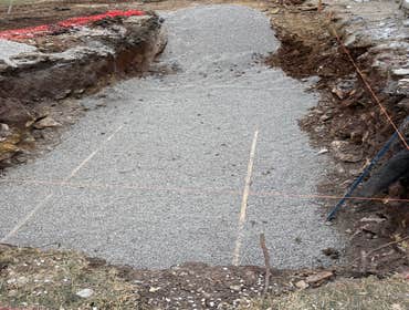 Photos by Blue Heron Pools & Outdoor Living #3 This client reached out late last fall ready to fulfill a lifelong dream of building an in-ground pool a