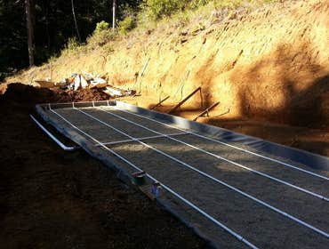 Sand filter treatment install