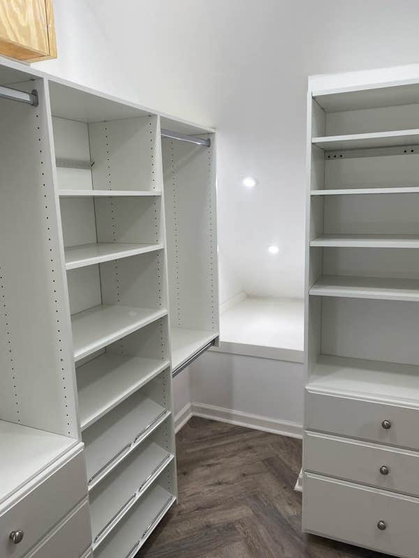 Attic Transformation to Closet