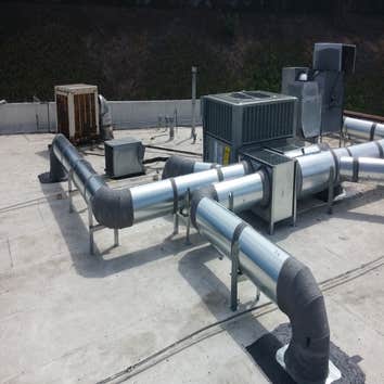 New install espose duct