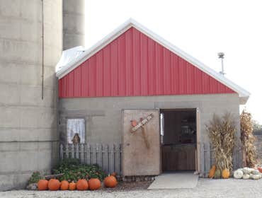 Fall Gift Shop- Pumpkins & Crafts (Re-roof) Remove existing asphalt shingles and add metal roofing with special metal flashing detail around existing s
