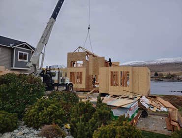 Orondo, WA - Lakehouse Addition Adding 4200 Sq Ft addition to existing 1400 sq ft home above 3 car garage in Orondo, WA