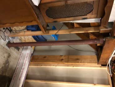 Installation of a lally column