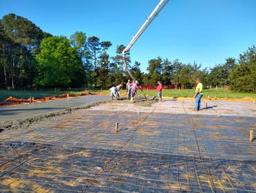 Photos by Dreamworks Residential Builders, LLC #7 Peck Project concrete pour