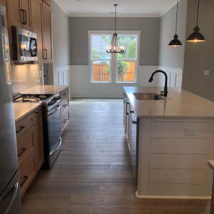 Kitchen from our latest custom build (Leland, NC)