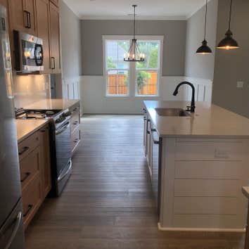 Kitchen from our latest custom build (Leland, NC)