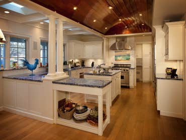 Mahogany Boat Hull Kitchen
