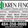 Ekren Fence Company logo