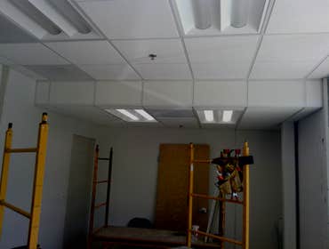 Recent commercial ceiling projects