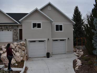Morgan Addition Two car garage addition with upstairs entertaining/living space in a suburban-rural setting. This project added a workshop/garage at t