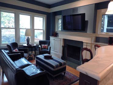 Open family room