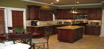 Brandywine Maple Kitchen Cabinet Style This project used our Brandywine Maple kitchen cabinet style. The kitchen makeover included Brazilian Granite co