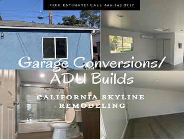 2021 Garage Conversion/ADU Build Complete Garage Conversion/ADU Build. Updates include: Complete upgrade for all appliances, flooring, walls, windows, 