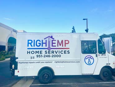 Rightemp's Installation truck