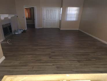 Living room floor remodel