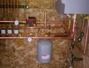 In floor heat
