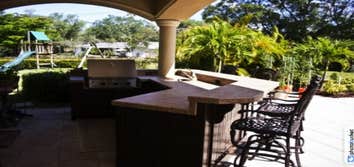 Sheffield Custom Home Summer Kitchen