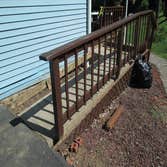 Wheelchair Ramp Wheelchair ramps are typically built in order to improve home accessibility for people who can't use stairs or need a gentler, less str