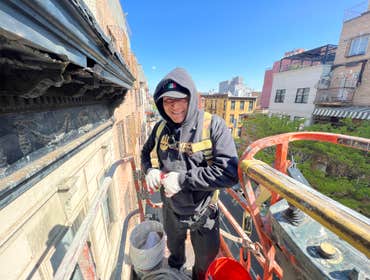 Photos by Citypro Contracting LLC #17 Exterior repair cornice parts, waterproof cornice and windows. sand cornice and paint