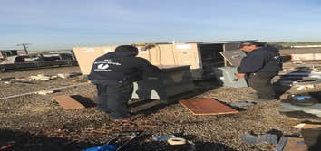 Photos by J and J Electrical Works Inc #1 Installing transformer for roof top unit.