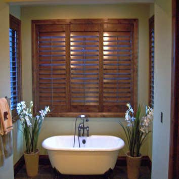 Knotty Alder Shutters in the Parade of Homes We provided the shutters for the the 2009 Parade of Homes by Solid Rock Custom Homes in Colorado Springs. 
