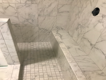 Bathroom Remodeling by Beach Remodeling HHI Bathroom remodel in Sea Pines with custom showers, tile, vanities, fixtures, lighting by Beach Remodeling H