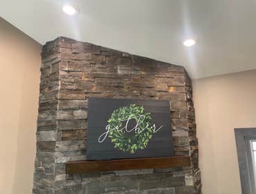 Photos by Illuminator’s Electric LLC #6 New home in Muskego,
Custom whole home wiring with garage car chargers, a dedicated garage workshop, a music st
