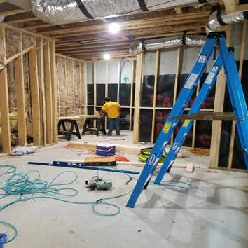 During construction