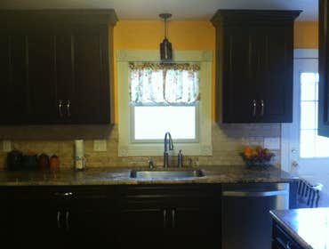 trim & backsplash