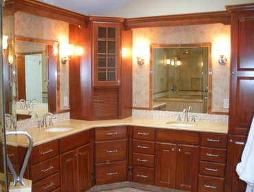 Bucks County Kitchen Renovation The stone hood high lights this Bucks County Kitchen