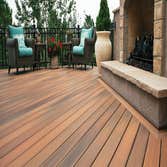 Timbertech Deck with Fireplace
