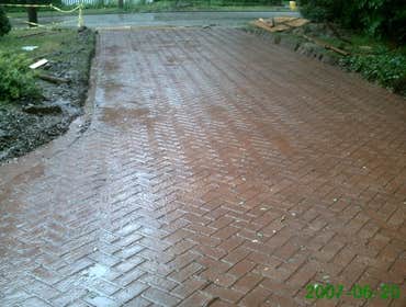 Dyed and Stamped Concrete