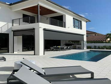 Photos by Motorized Outdoor Retractable Screens #1