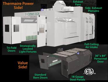 Paint Booths Manufacturer of Quality Spray and Paint booths.