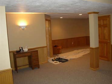 Game Room and Basement We work with you to ensure that each project is done right the first time.