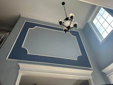 Photos by McEvoy Painting #1 Repaired damaged walls and trim after a move in. Repaint ceilings walls and woodwork