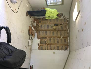 Photos by Prestige Costruction and Renovations Corp #14 Removed wall to install new wood french doors.