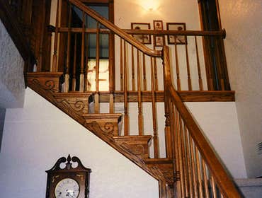 Custom Stairs Stephen is very good at remodeling projects and new construction but his specialty is the stair railings-curved or straight. He spent a y