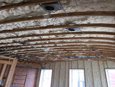 Photos by Exquisitely Renovated #3 Drywall hanging and finishing of radius ceiling.