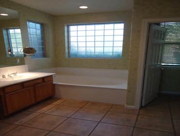 Project photos from Cadillac Tile Company L L C Here we have a good example of before[left side] and after photos, This is just a very small sample of 
