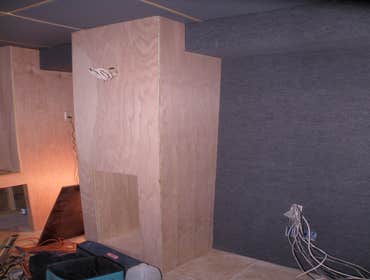 Photos from Vh improvement inc transforms a room in the basement into a media room