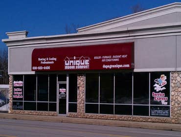 Unique Indoor Comfort Our Store Front. We are excited to purchase this buiding in September 2011!