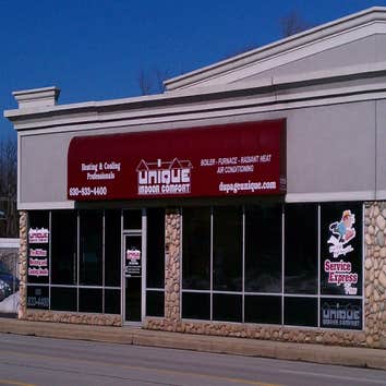Unique Indoor Comfort Our Store Front. We are excited to purchase this buiding in September 2011!